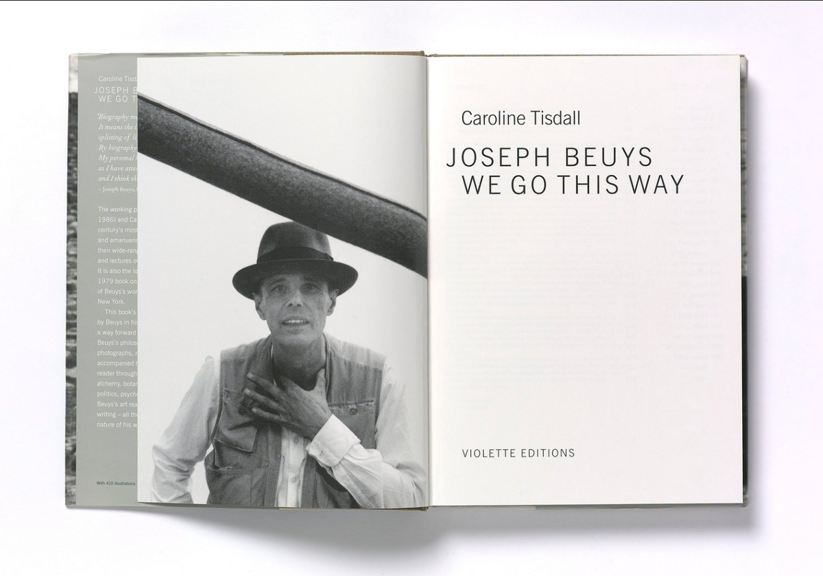洋書 JOSEPH BEUYS WE GO THIS WAY Caroline Tisdall, Joseph Beuys: We Go This Way – Claire de Rouen