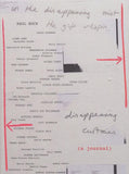 Paul Buck, Disappearing Curtains (a journal)