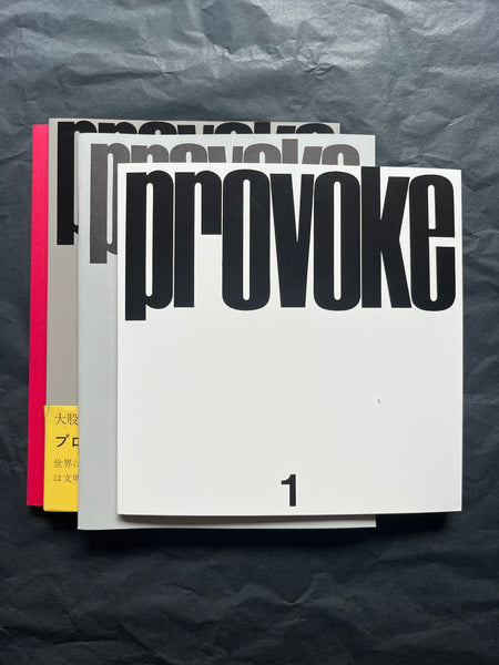 Daido Moriyama, Provoke (Provocative Materials for Thought): Complete Reprint of 3 Volumes