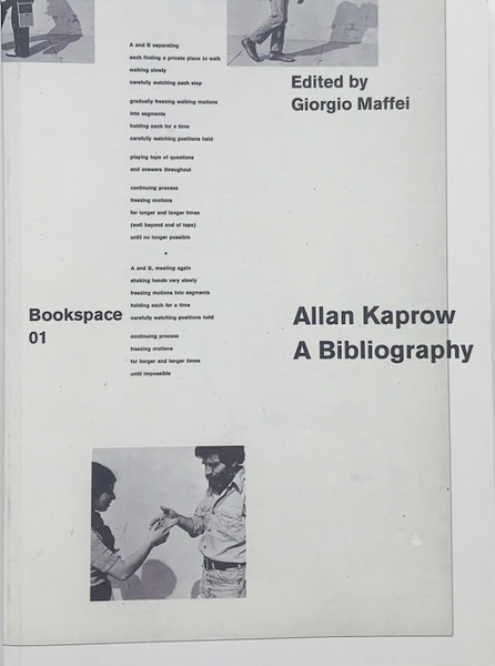 Giorgio Maffei, Allan Kaprow A Bibliography